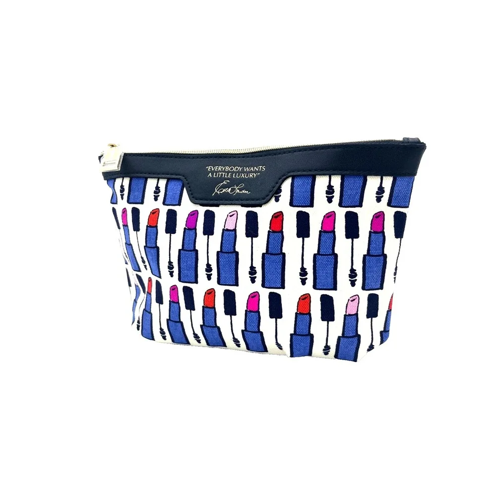 Estee Lauder Print by Kendra‎ Dandy Travel Cosmetic Makeup Bag 9x6x2